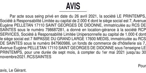 Contenu publication