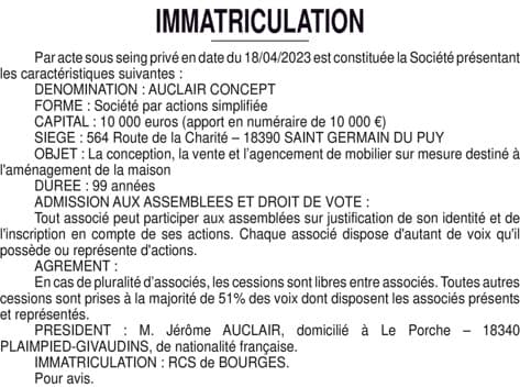 Contenu publication