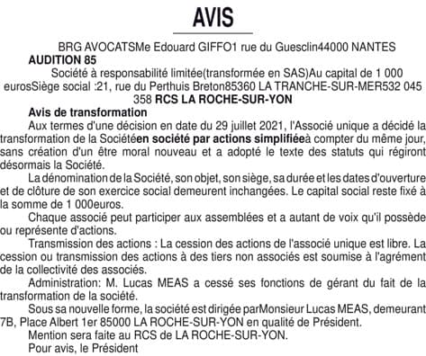 Contenu publication