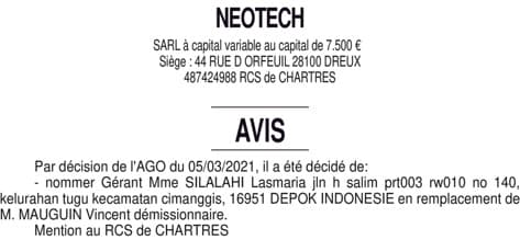 Contenu publication