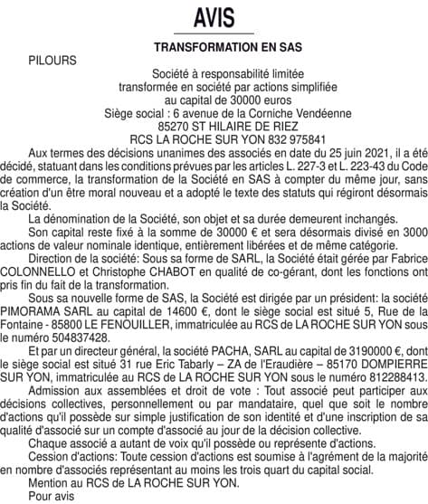 Contenu publication