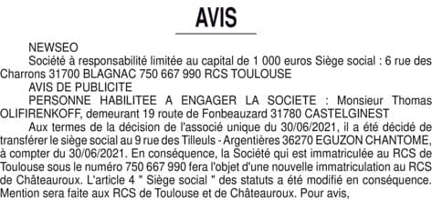 Contenu publication