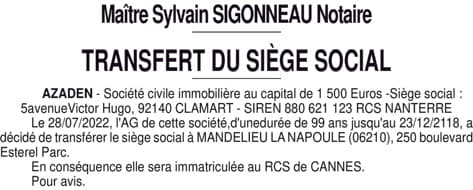 Contenu publication