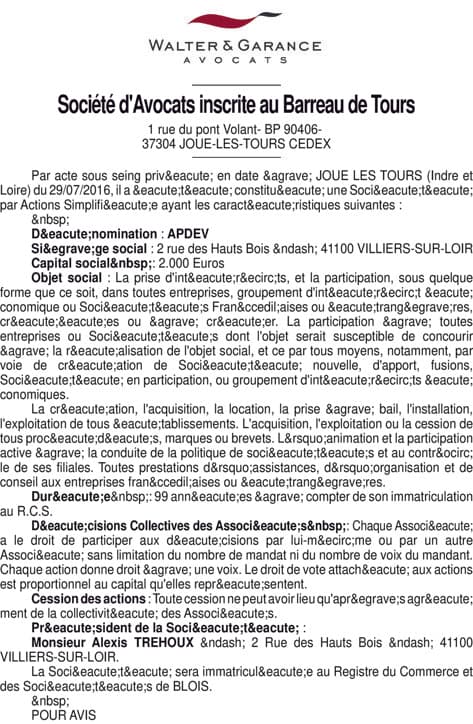 Contenu publication