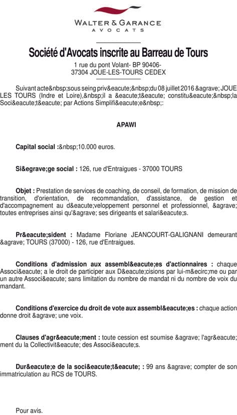 Contenu publication