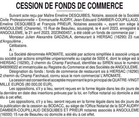 Contenu publication
