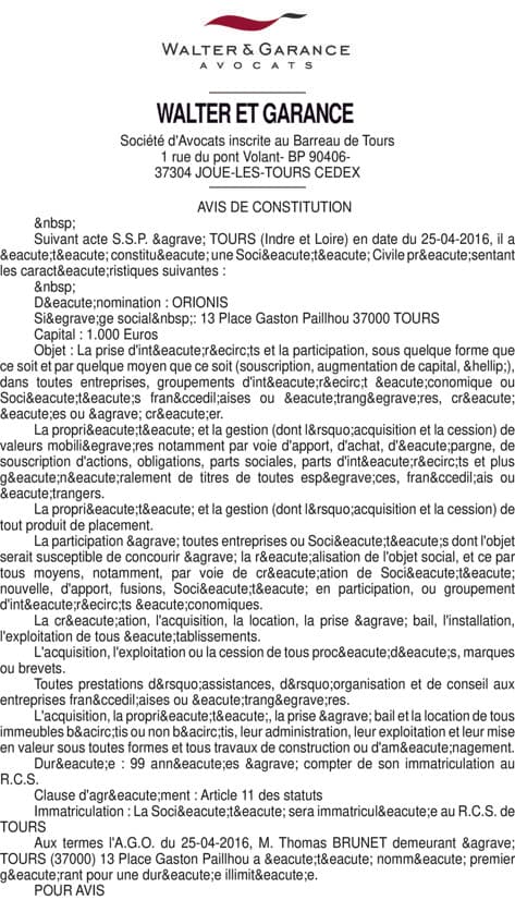 Contenu publication