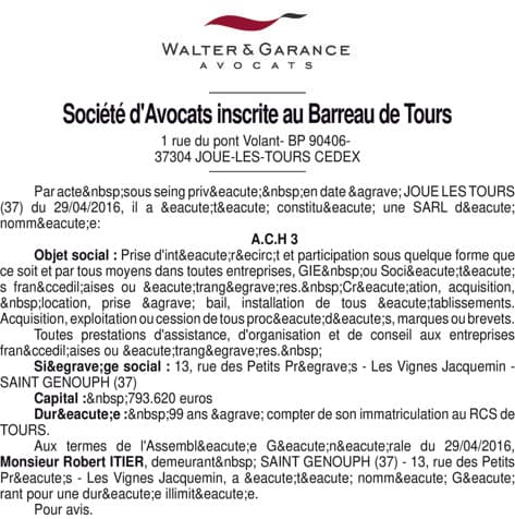Contenu publication