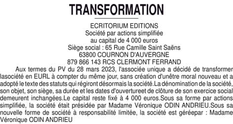 Contenu publication