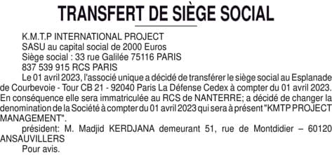 Contenu publication