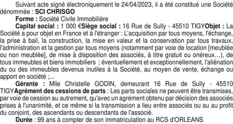 Contenu publication