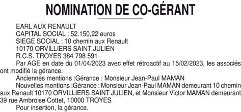 Contenu publication