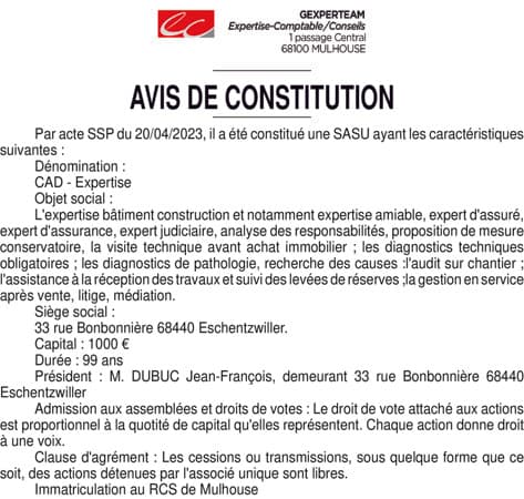 Contenu publication