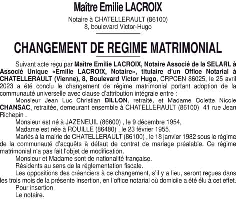 Contenu publication