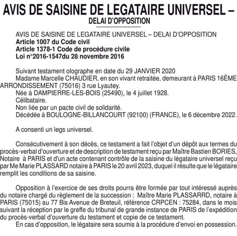 Contenu publication