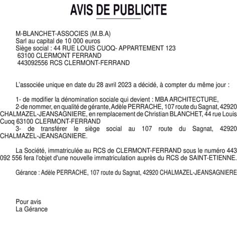 Contenu publication