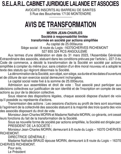 Contenu publication