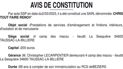 Contenu publication
