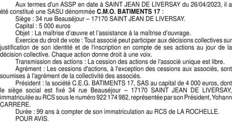 Contenu publication