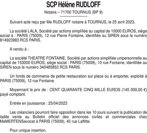 Contenu publication