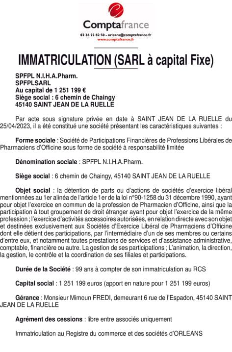 Contenu publication