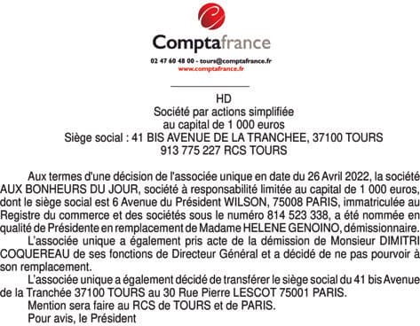 Contenu publication