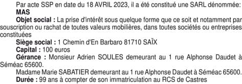 Contenu publication