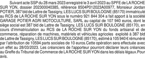 Contenu publication
