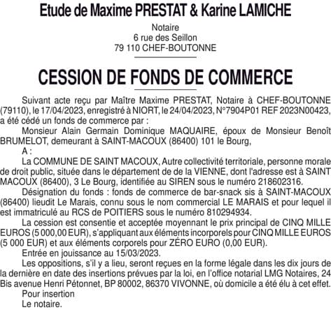 Contenu publication