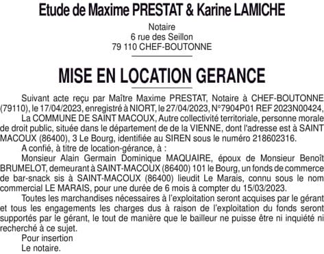 Contenu publication