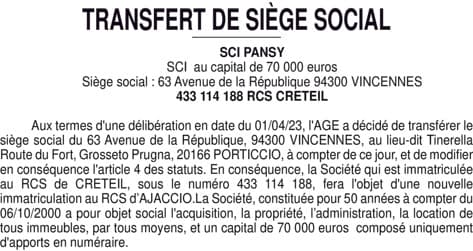 Contenu publication