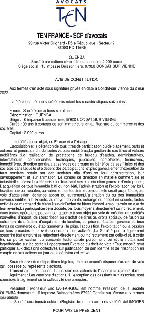 Contenu publication