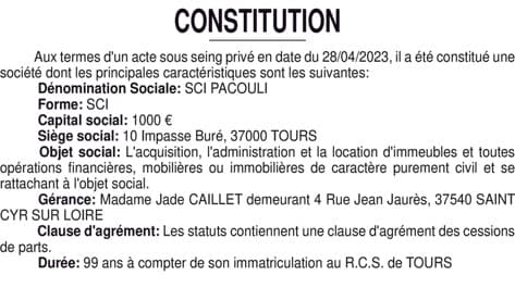 Contenu publication