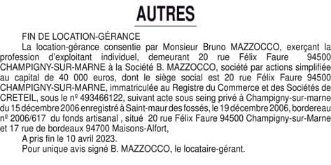 Contenu publication