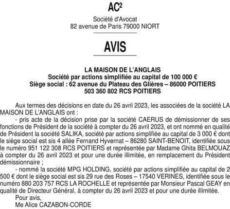 Contenu publication