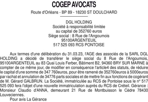 Contenu publication
