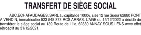 Contenu publication