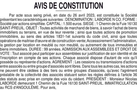 Contenu publication