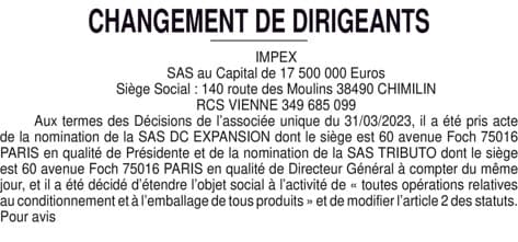 Contenu publication