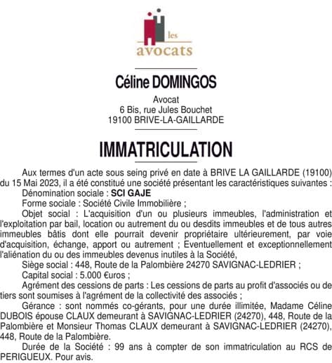 Contenu publication