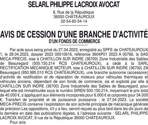 Contenu publication