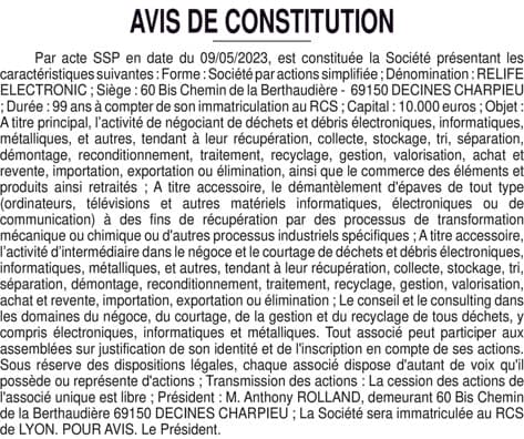 Contenu publication