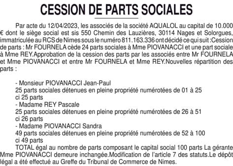 Contenu publication
