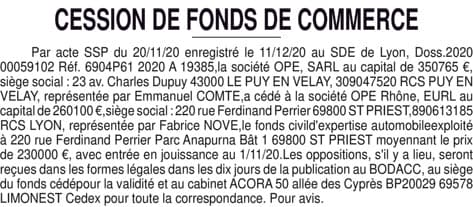 Contenu publication