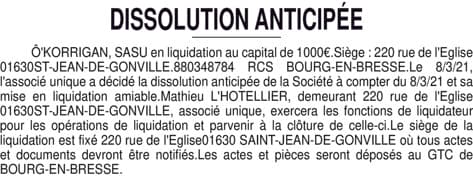 Contenu publication