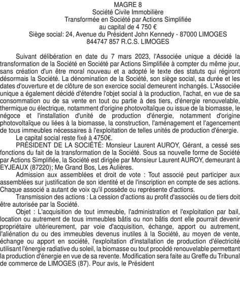 Contenu publication