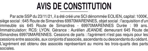 Contenu publication