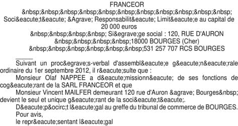 Contenu publication