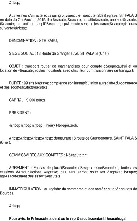 Contenu publication