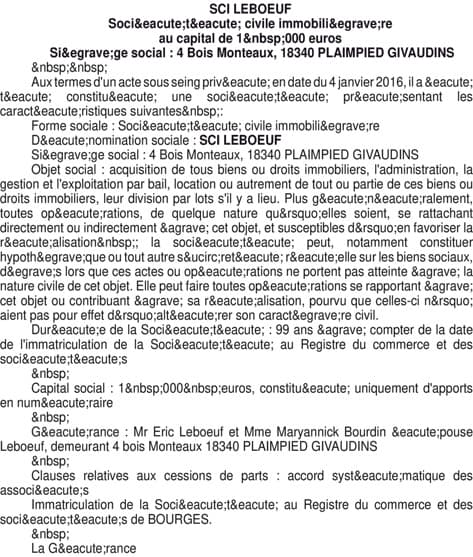 Contenu publication